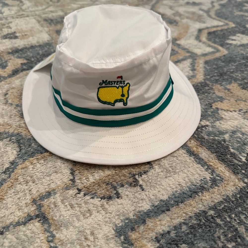2026 Masters White and Green Bucket Hat